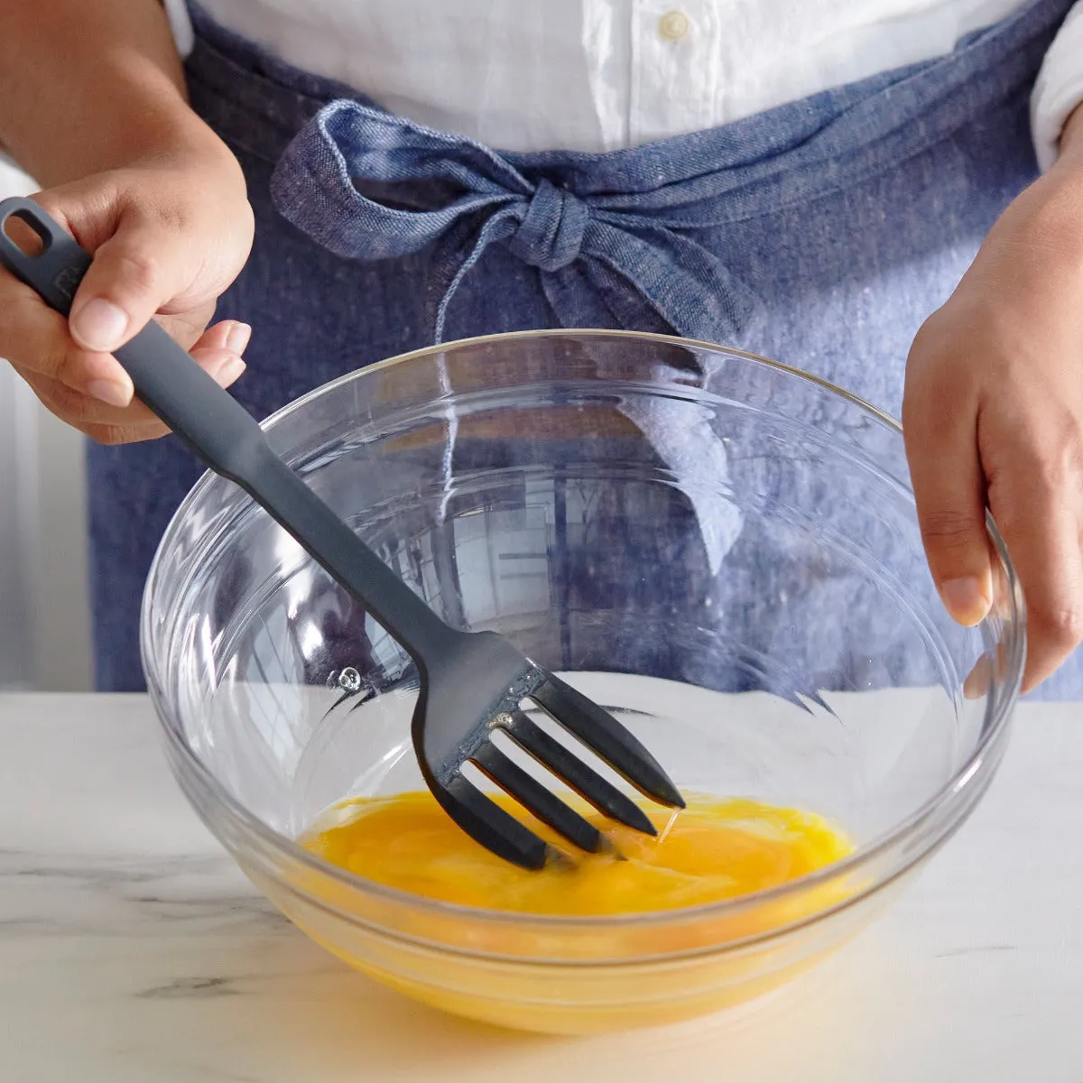 GreenLife 10-in-One Silicone Fork | Gray