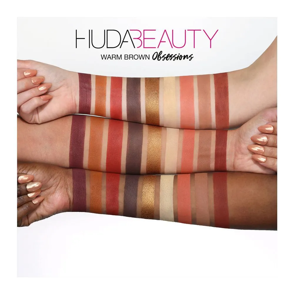 Huda Beauty Warm Brown Obsessions Eyeshadow Palette