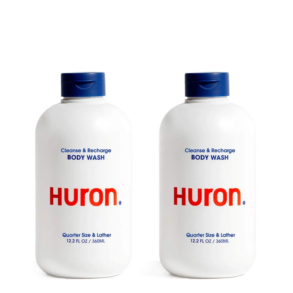 Huron - Men's Invigorating Body Wash (Pack of Two)