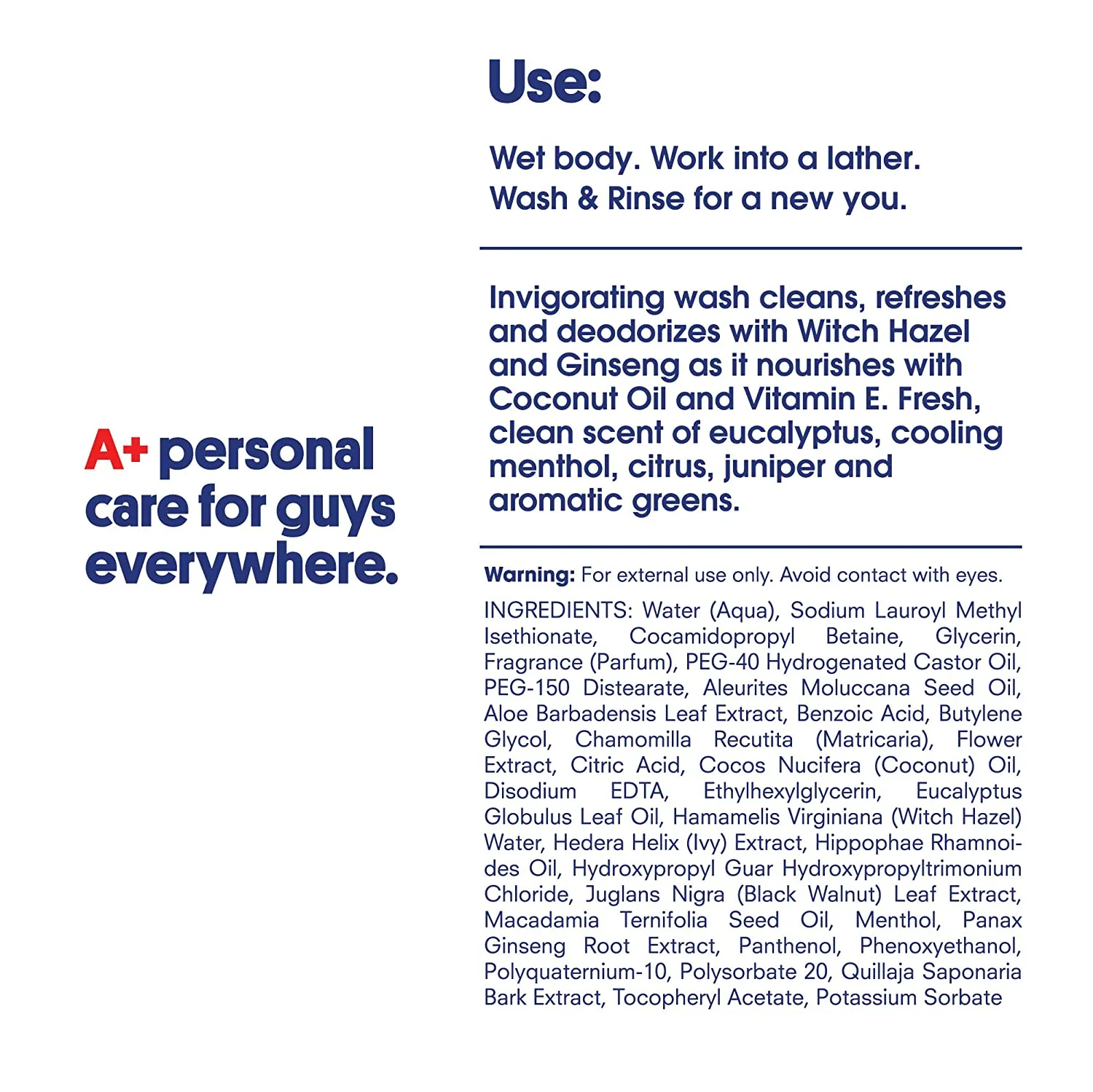 Huron - Men's Invigorating Body Wash (Pack of Two)