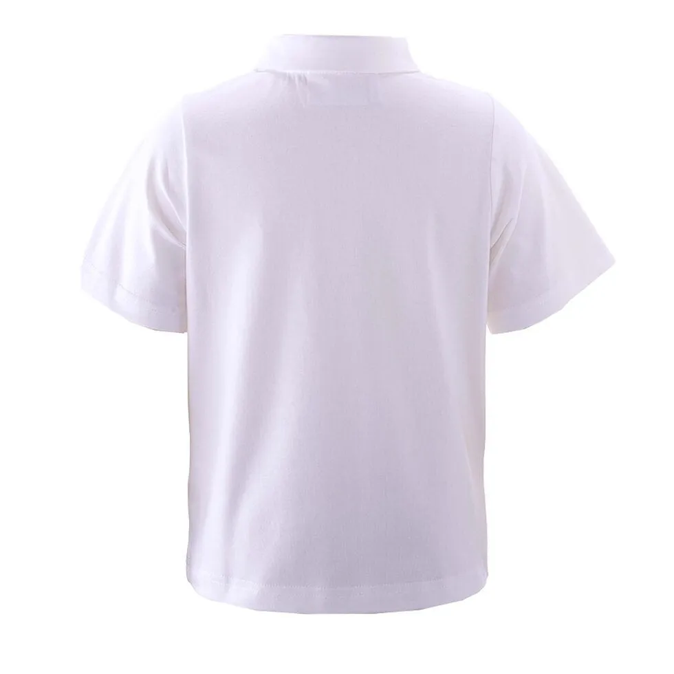 Ivory Pique Polo Shirt