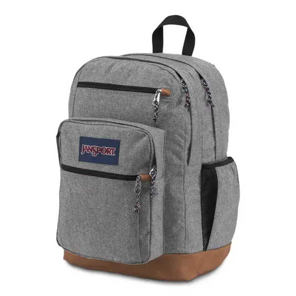 Jansport Cool Student Grey Letterman Poly Backpack [WS]
