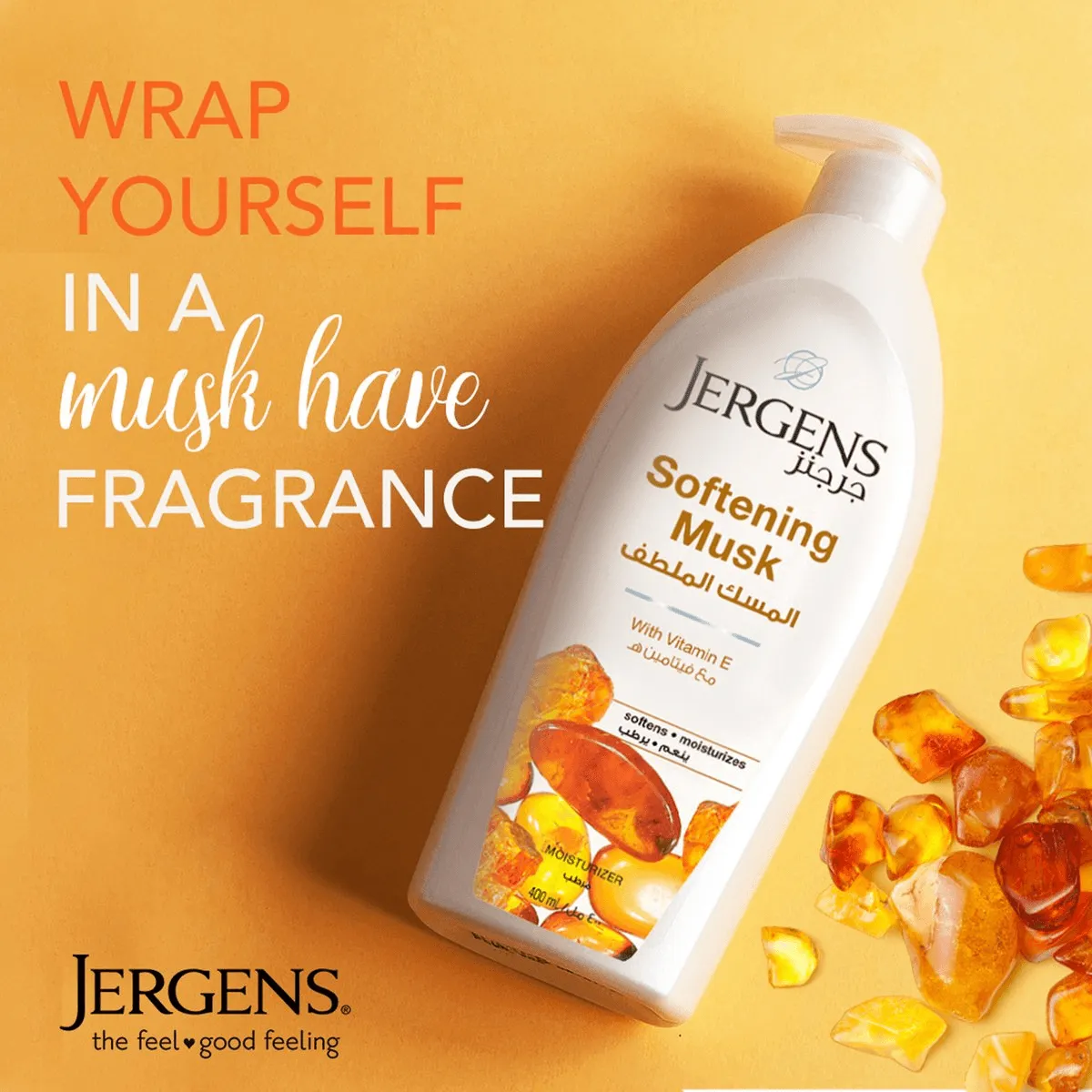 Jergens Body Lotion Softening Musk 400ml