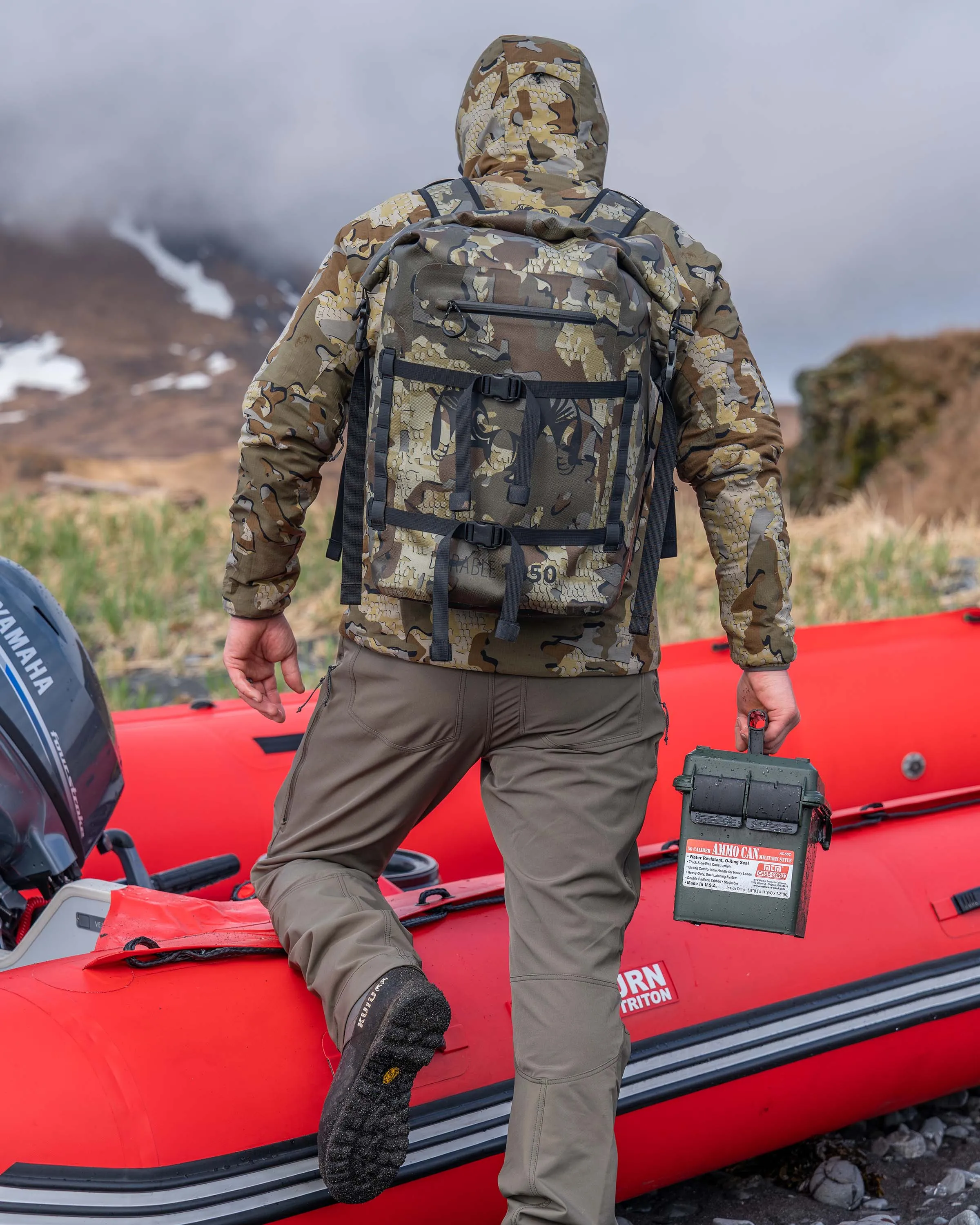 Karluk 3000 Roll Top Dry Backpack | Stone