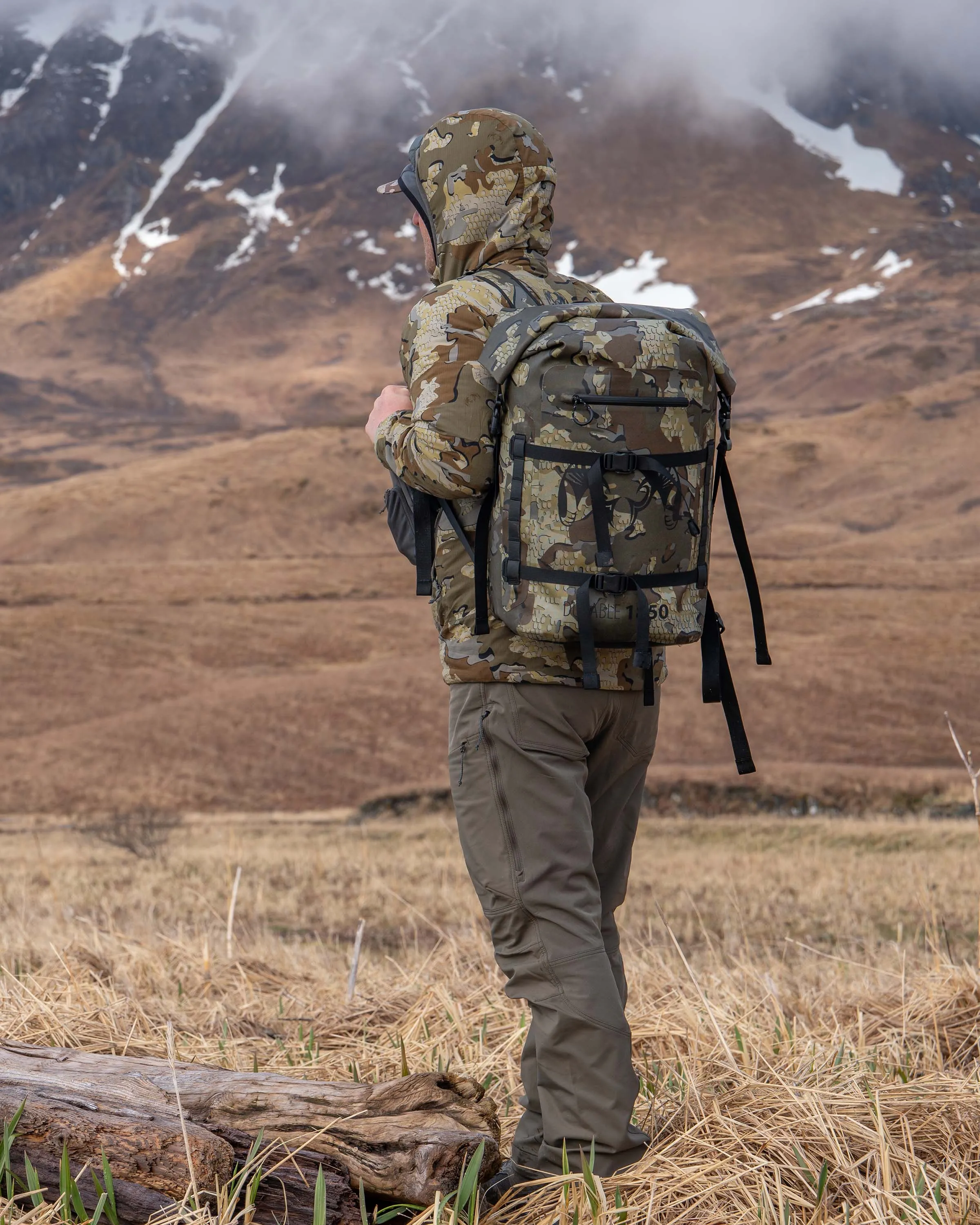 Karluk 3000 Roll Top Dry Backpack | Stone