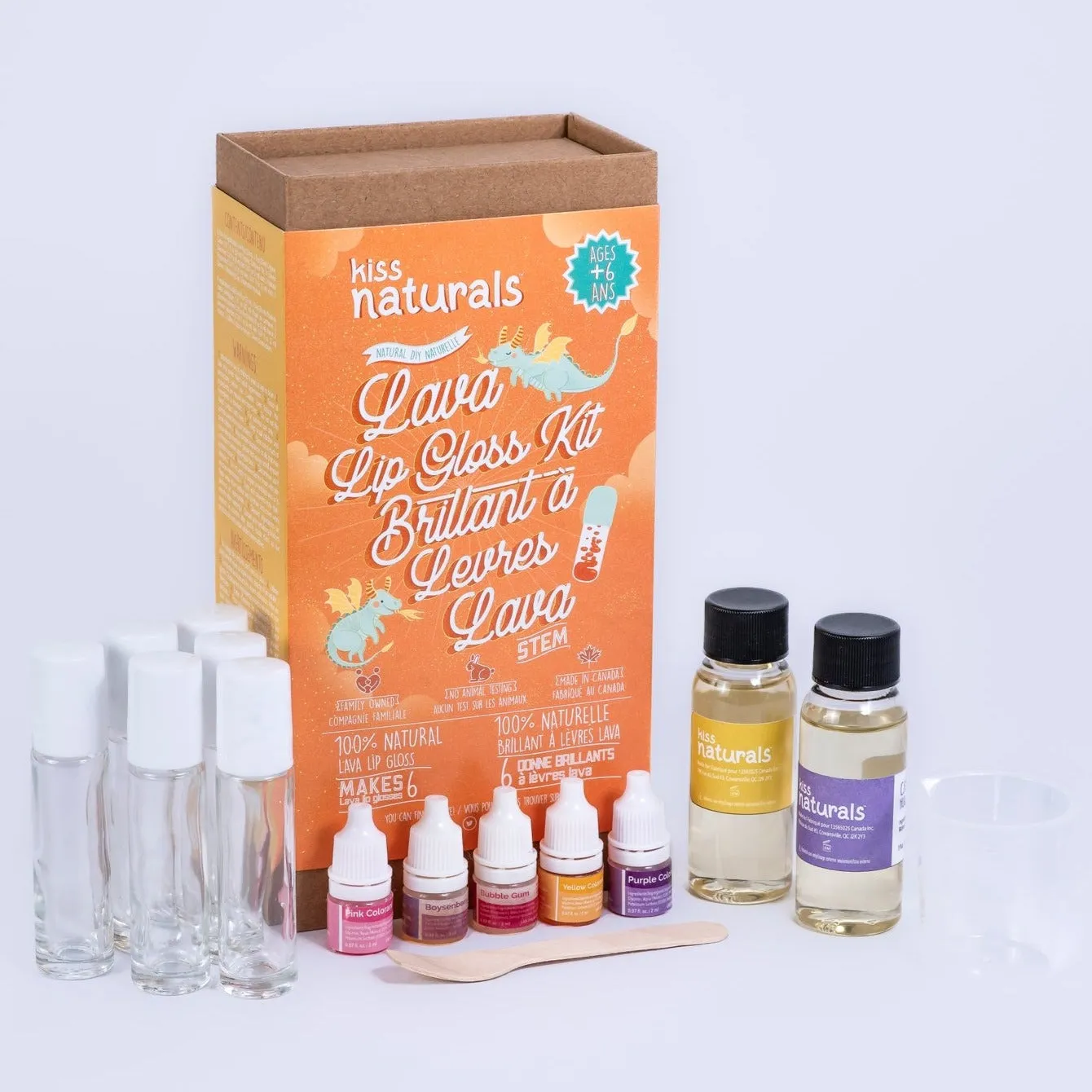 Kiss Naturals Diy Lava Lip Gloss Kit (Kids)