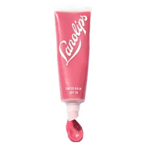 Lanolips Tinted Lip Balm SPF30 Rhubarb