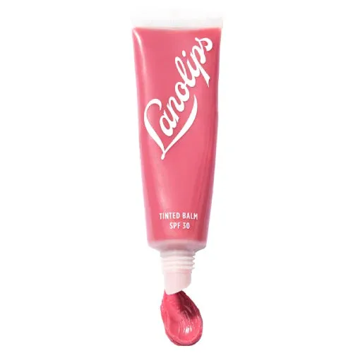 Lanolips Tinted Lip Balm SPF30 Rhubarb
