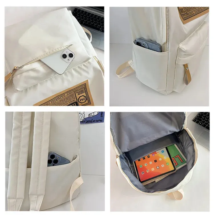 Large Capacity Tutoring Style Unisex Backpack Bags - Minor Fault
