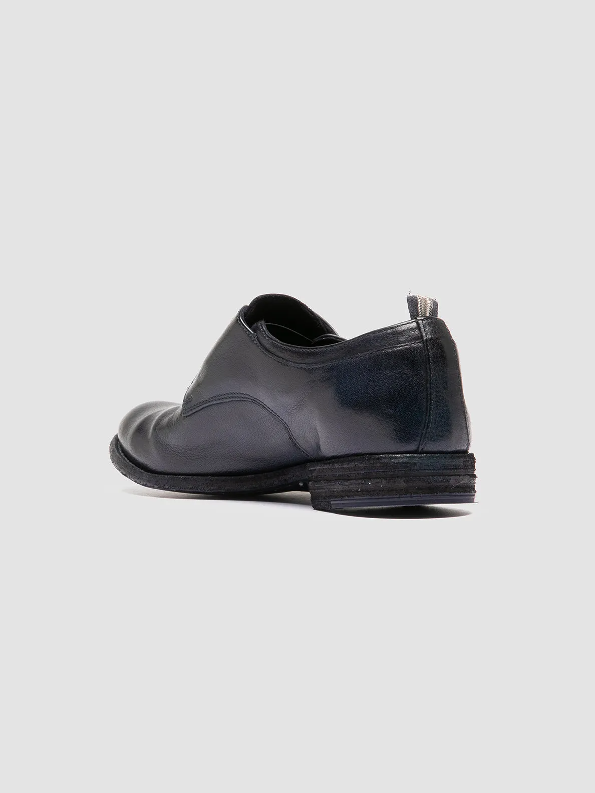 LEXIKON 501 - Navy Leather Derby Shoes