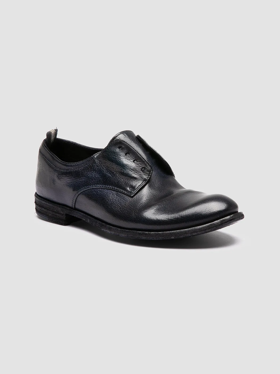 LEXIKON 501 - Navy Leather Derby Shoes