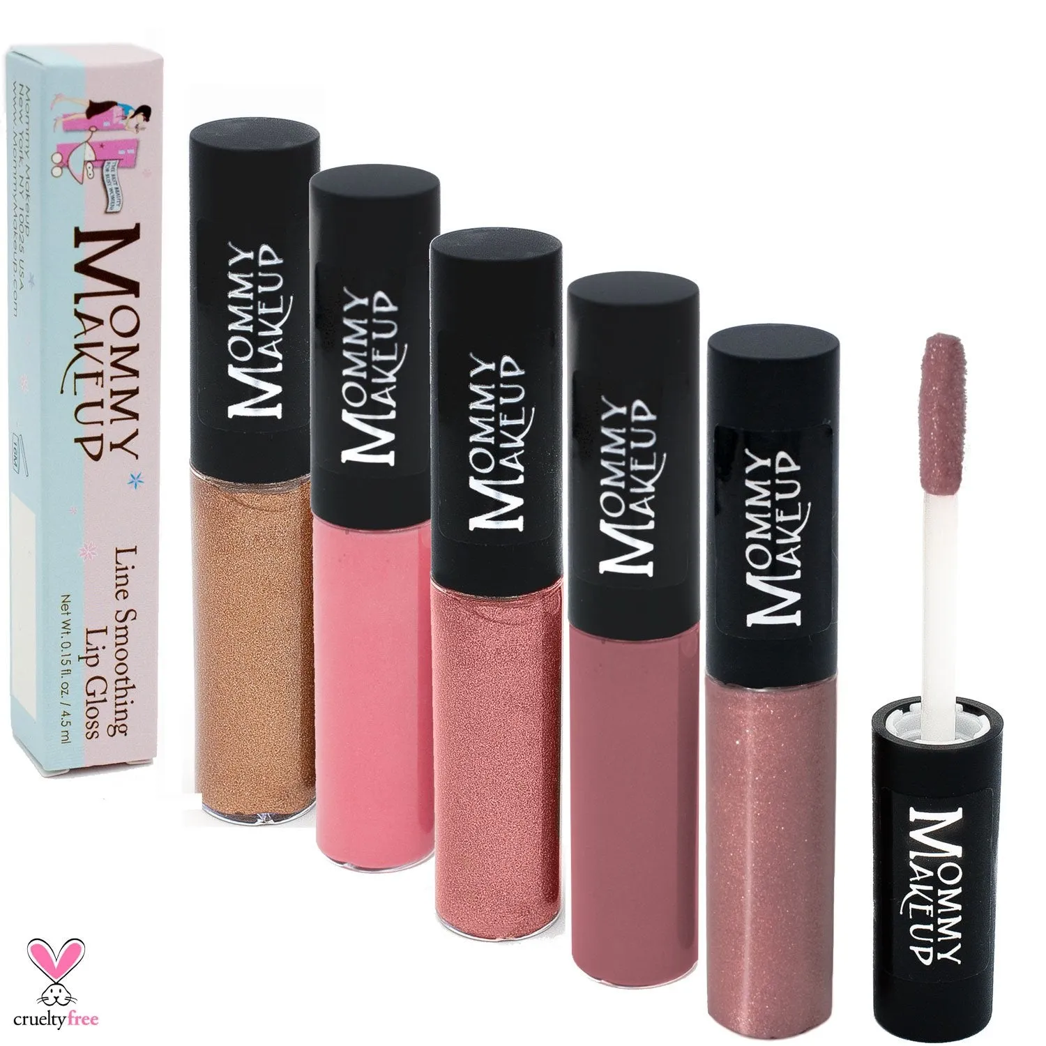 Line Smoothing Lip Gloss - Long lasting, Paraben-free, with Brown Algae and Golden Seaweed, Clinically Tested - [Brandy Girl]