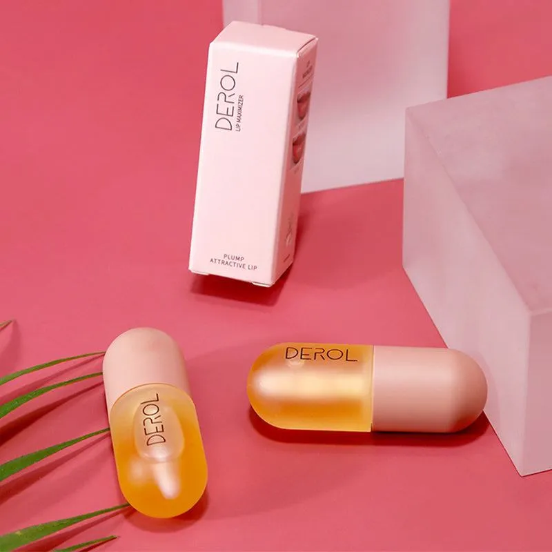 Lip Plumper Gloss Day Night Instant Volume Oil Clear Lasting Nourishing Repairing Reduce Lip Fine Line Care Lip Beauty Cosmetic
