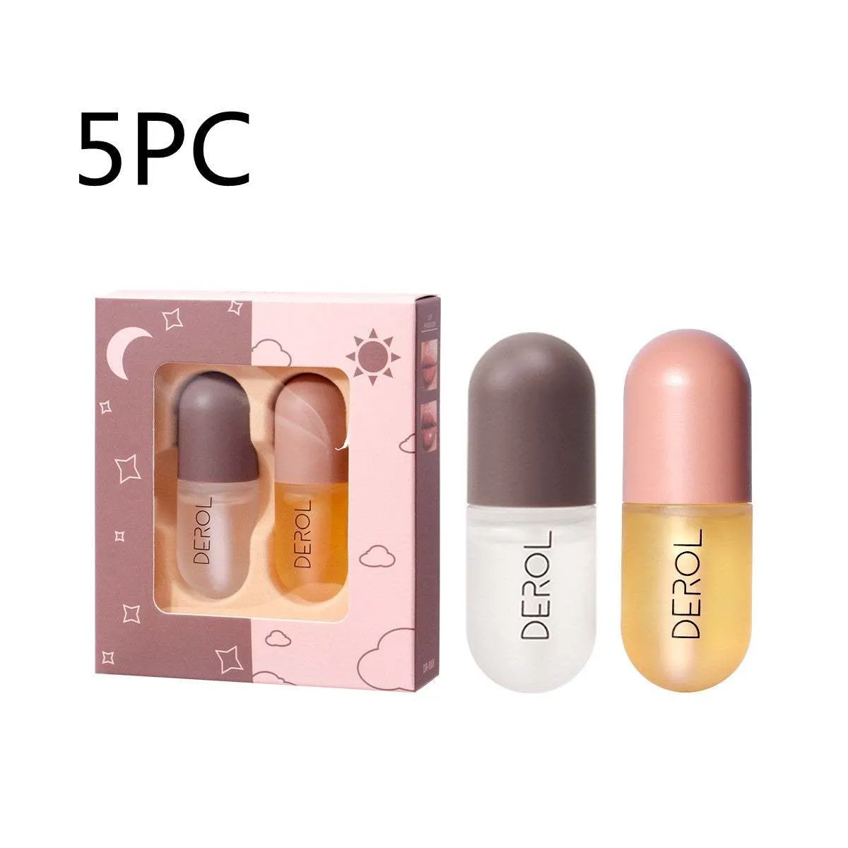 Lip Plumper Gloss Day Night Instant Volume Oil Clear Lasting Nourishing Repairing Reduce Lip Fine Line Care Lip Beauty Cosmetic