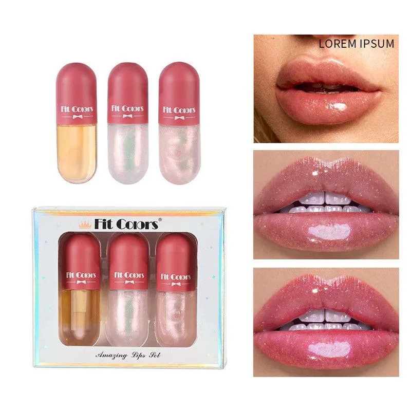 Lip Plumper Gloss Day Night Instant Volume Oil Clear Lasting Nourishing Repairing Reduce Lip Fine Line Care Lip Beauty Cosmetic