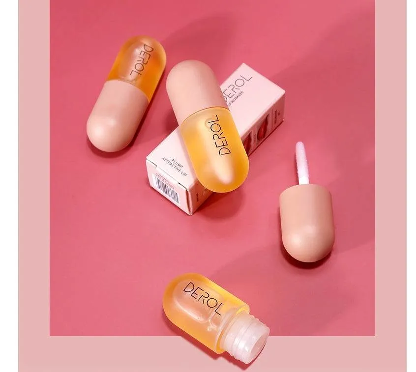 Lip Plumper Gloss Day Night Instant Volume Oil Clear Lasting Nourishing Repairing Reduce Lip Fine Line Care Lip Beauty Cosmetic