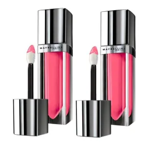 Lot Of 2 - Maybelline Color Sensational Elixir Lip Gloss 075 Fuchsia Flourish