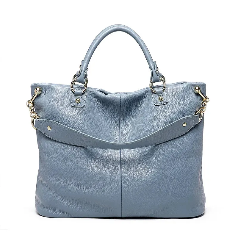 Luxury Cowhide Large Capacity Shoulder Bag
