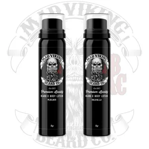 MAD VIKING BEARD & BODY LOTION SPRAY 2 PACK