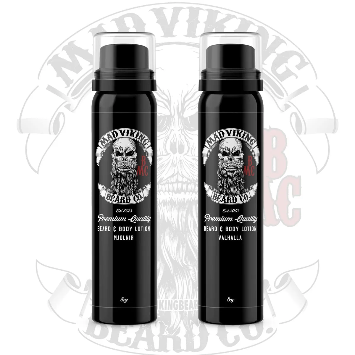 MAD VIKING BEARD & BODY LOTION SPRAY 2 PACK