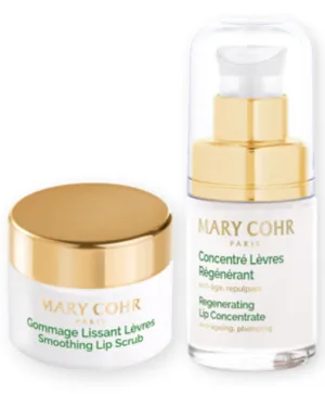 MARY COHR NEW YOUTH Lip Care - Smoothing Scrub 7ml   Regenerating Lip Concentrate 10ml