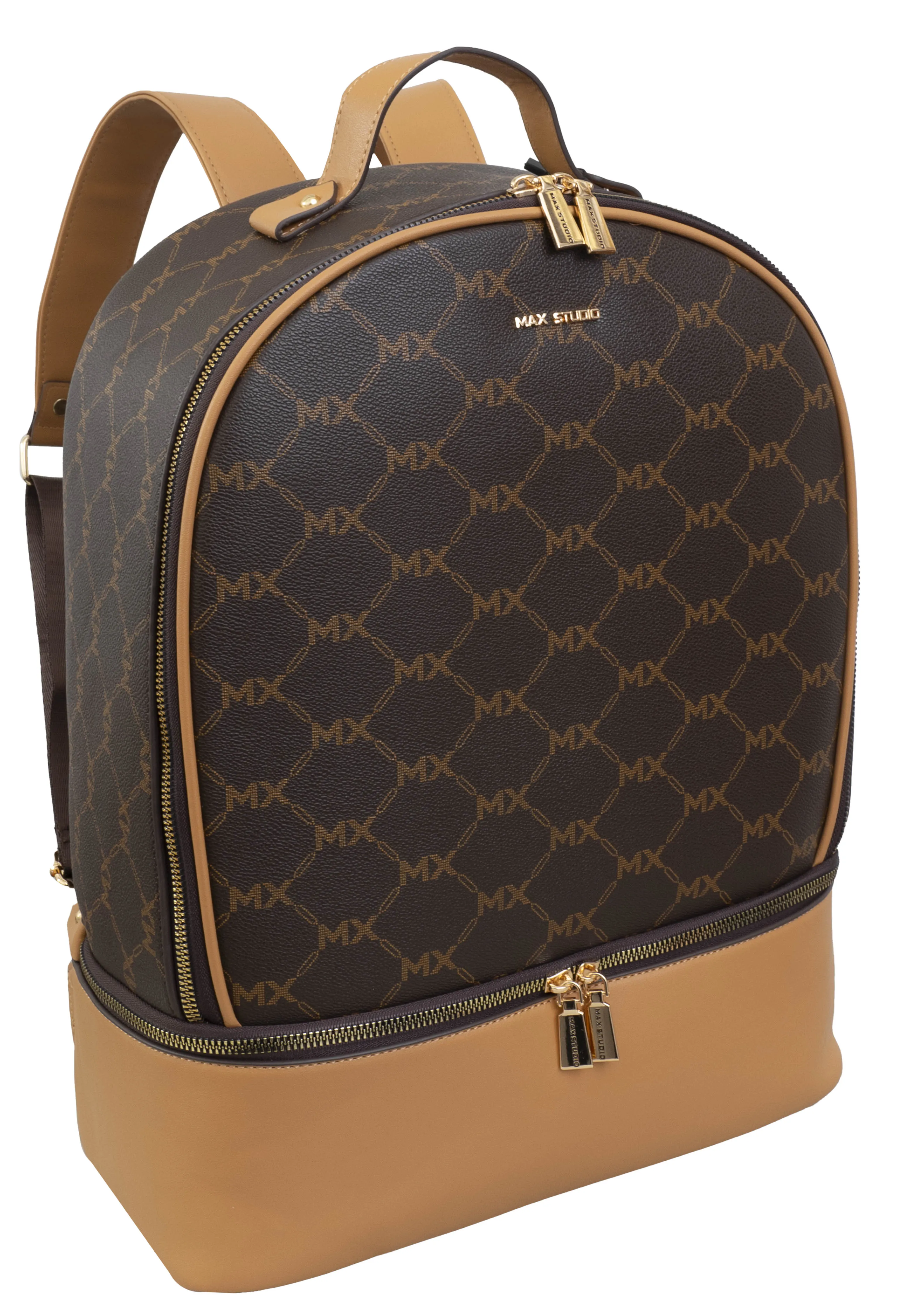 Max Studio Signature Backpack with Drop Bottom Shoe Compartment