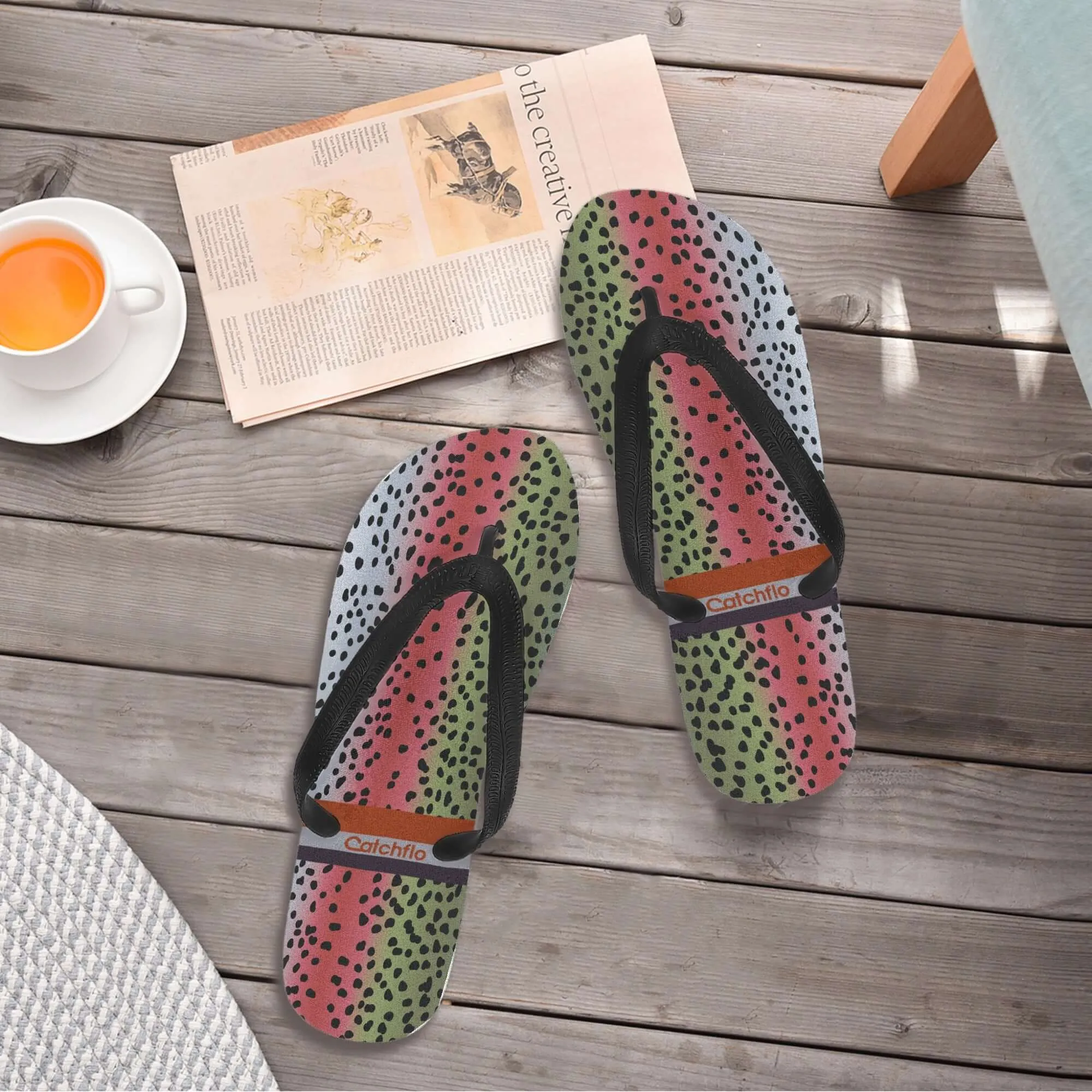 Mens Bowtown Flip Flops