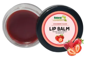 Natural Health and Herbal products Tropical Twist Lip Balm: Strawberry Flavor in a Vibrant Maroon Tinted Natural 12 Hrs Miniaturization, Long Lasting, Romantic, Kissable, Smooth Enriched, Lip Care- 8g
