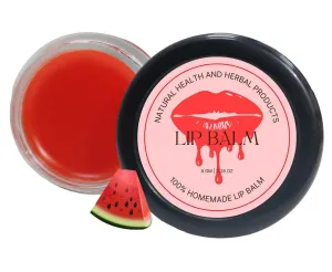 Natural Health and Herbal products Water-Melon Crush Lip Butter: Bursting with Fruitiness Bright Lips Long Lasting 12 Hrs Miniaturization, Long Lasting, Romantic, Kissable, Smooth Enriched, Care- 8g
