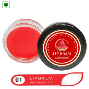 Natural Health and Herbal products Water-Melon Crush Lip Moisturizer - Smooth & Luscious Lip Red Tinted Shea Butter 12 Hrs Miniaturization, Long Lasting, Romantic, Kissable, Smooth Enriched, Care- 8g