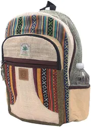 Natural Hemp Nepal Backpack - Large
