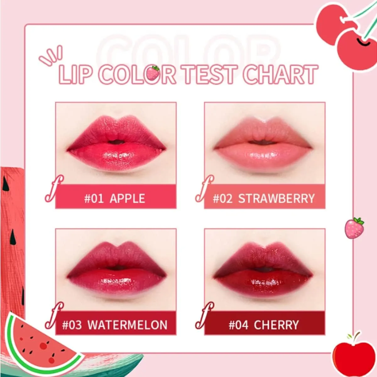 NEW 3 in 1 Lip and Cheek Tint Stain, Mini Liquid Lipstick, Hydrating & Moisturizing Cheeks and Eyes Natural Lip Gloss, Waterproof Long Lasting Shimmer Sexy Lip Color Makeup (#01 APPLE)