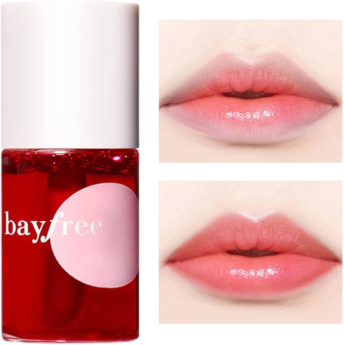 NEW 3 in 1 Lip and Cheek Tint Stain, Mini Liquid Lipstick, Hydrating & Moisturizing Cheeks and Eyes Natural Lip Gloss, Waterproof Long Lasting Shimmer Sexy Lip Color Makeup (#01 APPLE)