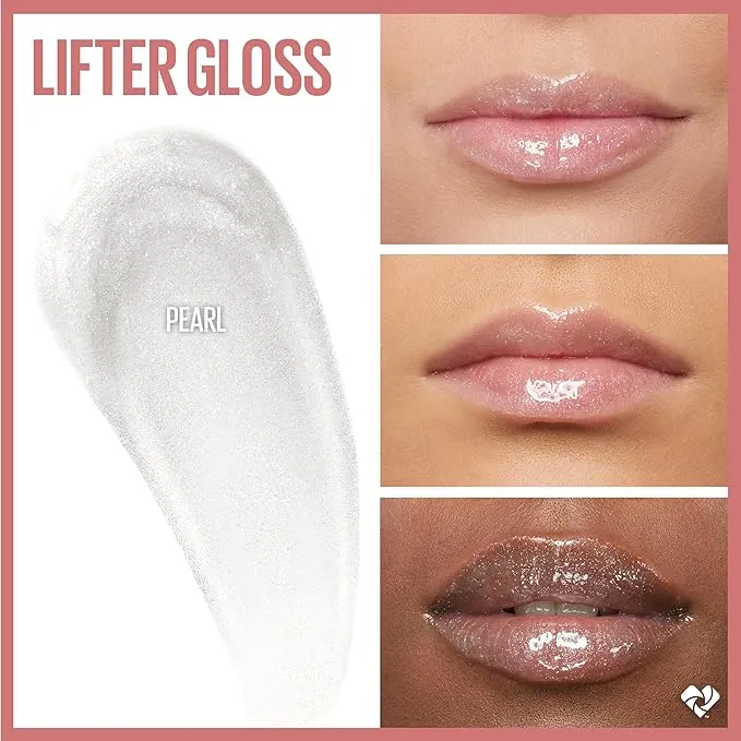 New sealed Maybelline New York Lifter Gloss, Hydrating Lip Gloss, High Shine for Fuller Looking Lips, Pearl, Silver Pearl Clear, 5.4 ml