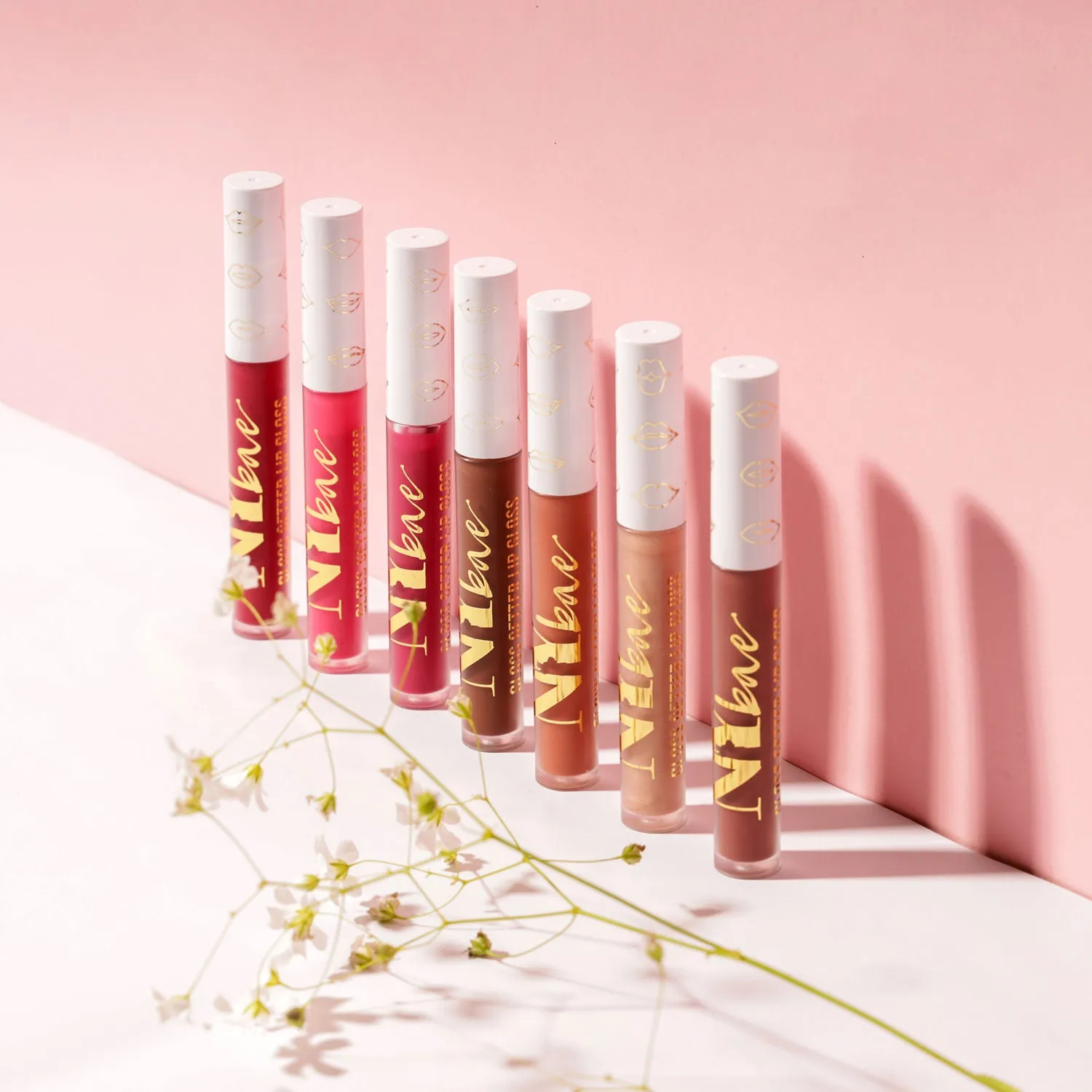 NY Bae Gloss Getter Lip Gloss - Nude Longan 06 (2.8 ml) | Nude | Satin Glossy Finish | Rich Colour Payoff | Lightweight | Non-Sticky | Multipurpose