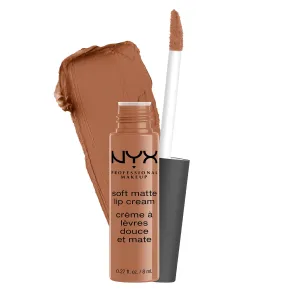 NYX PROFESSIONAL MAKEUP Soft Matte Lip Cream, High-Pigmented Liquid Lipstick - London (Mid-Tone Beige), 8 mL