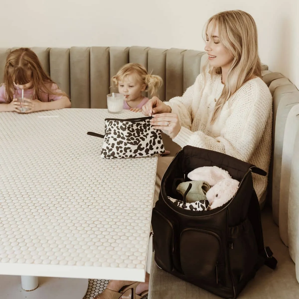 OiOi Packing Pouch Trio - Dalmatian