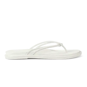 Olukai Women's 'Aka Flip Flop - White/White 20509-4R4R