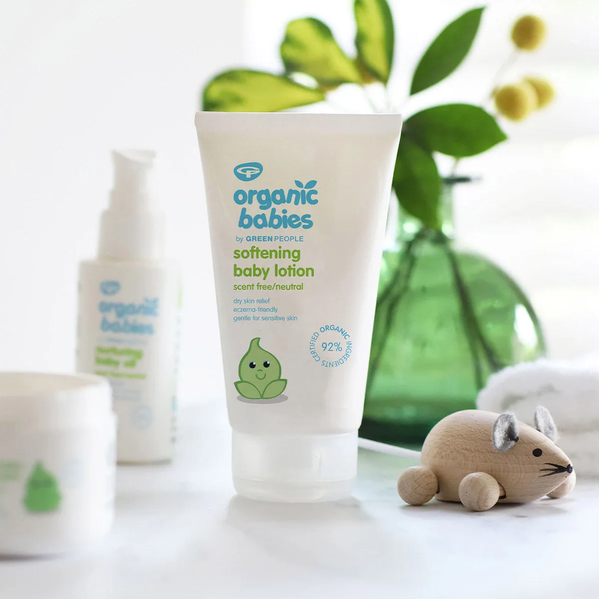 Organic Babies Softening Baby Lotion - Scent Free 150ml