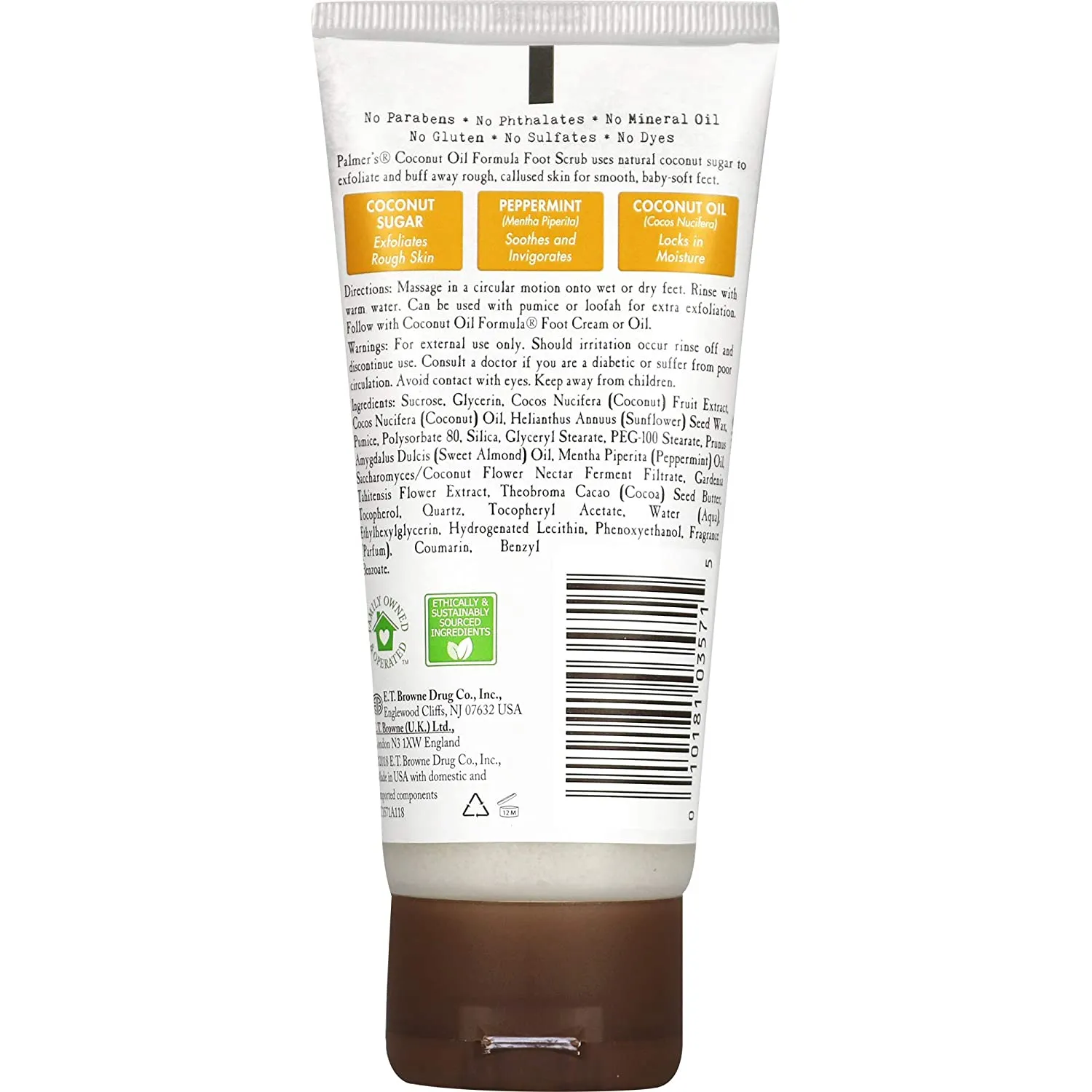 Palmer's Coconut Oil Formula Coconut Sugar Foot Scrub, 2.1 Ounce