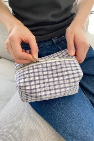 Plaid Makeup Bag