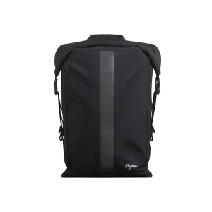 RAPHA Roll Top Backpack 20L - Black/Black