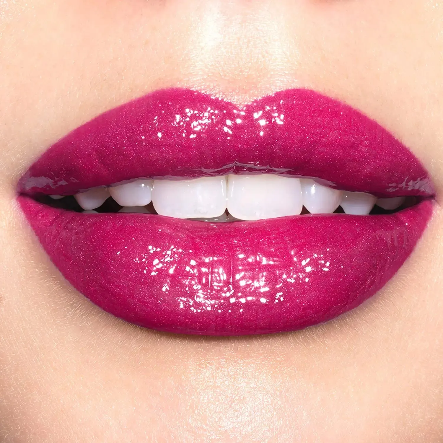 Revlon Super Lustrous Glass Shine Lipstick, Flawless Moisturizing Lip Color with Aloe, Hyaluronic Acid and Rose Quartz, Cherries in the Snow (004), 0.15 oz