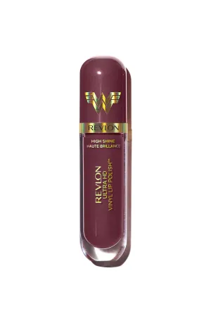 Revlon Ultra HD Vinyl Lip Polish, Liquid Lipstick, So Shady, Violet Brown Gloss
