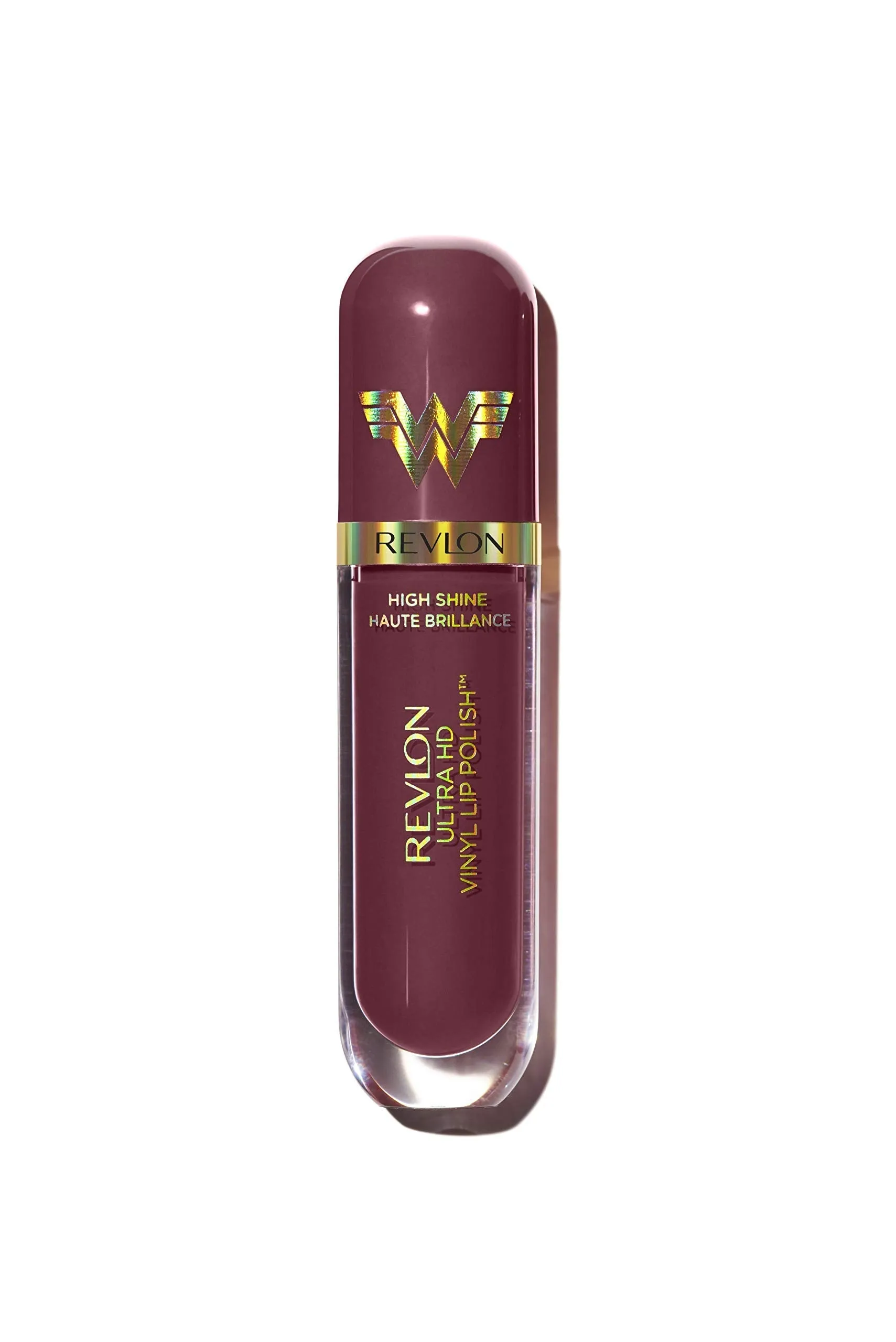 Revlon Ultra HD Vinyl Lip Polish, Liquid Lipstick, So Shady, Violet Brown Gloss