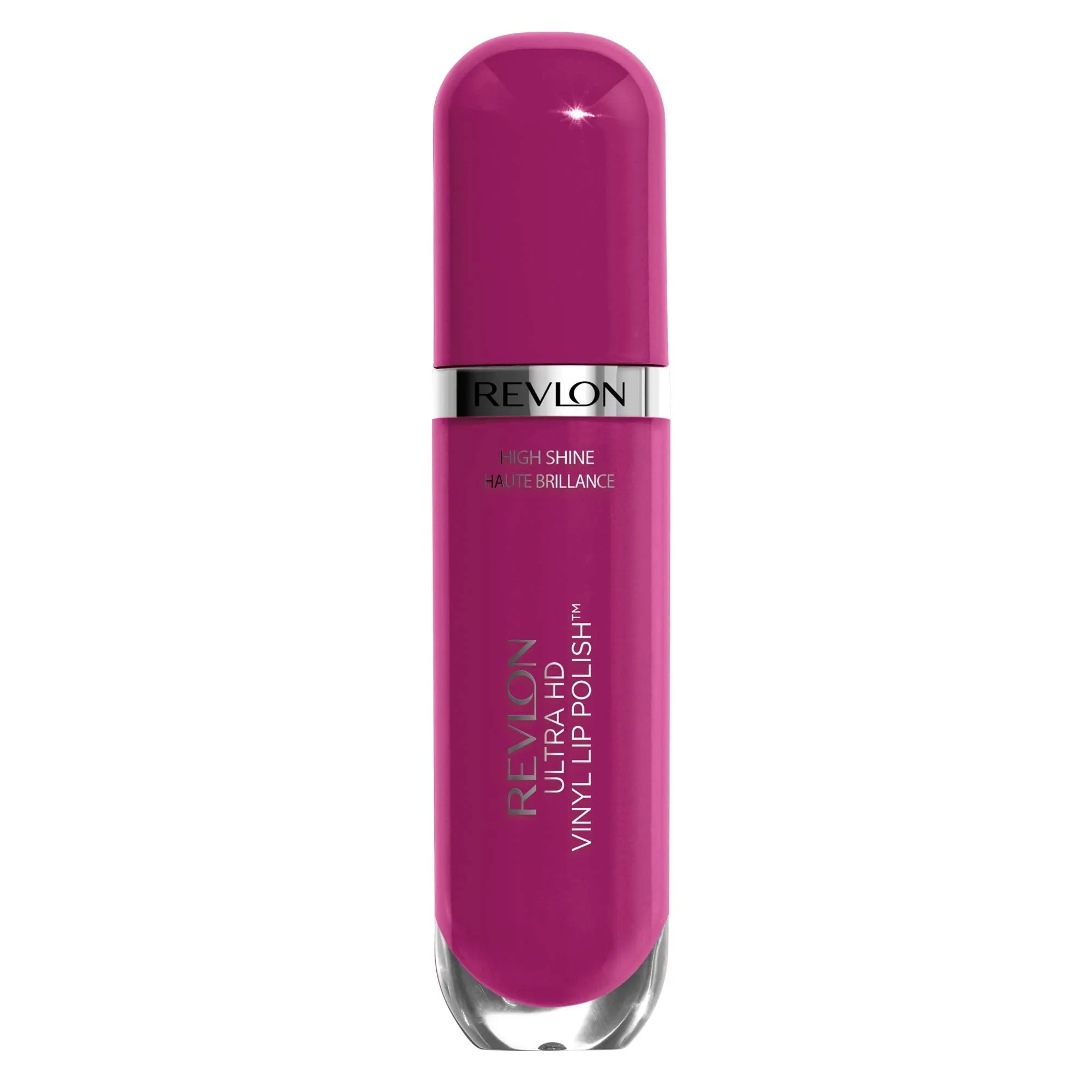 Revlon Ultra HD Vinyl Lip Polish, Liquid Lipstick, Violet Frenzy, Plum Gloss, 0.2 Fluid Ounce