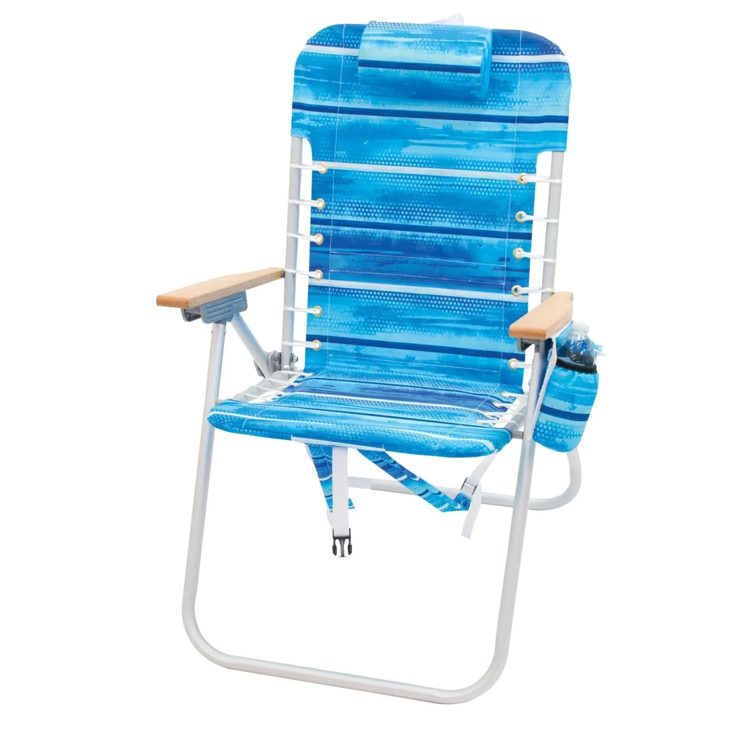 RIO Gear | 4-Position Hi-Boy Backpack Beach Chair - Stripe