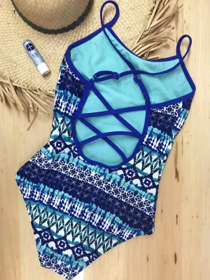 Sea Salty Cross-Back Onepiece