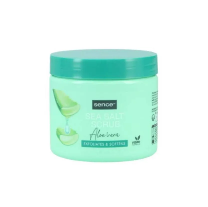 Sence Body Scrub Salt Aloe Vera 500gr