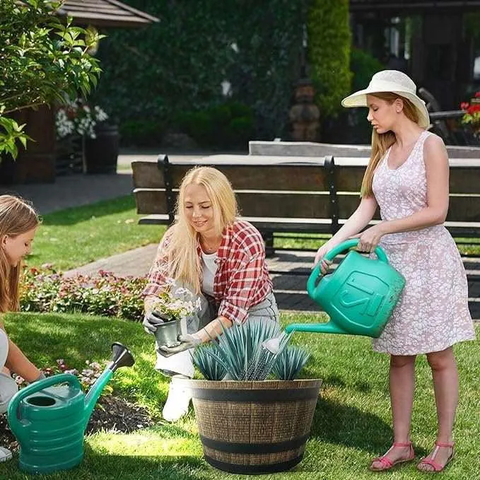 SG Traders™ Large Half Barrel Cask Planter
